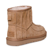 UGG X Tschabalala Self Classic Repeated Mini Chestnut Boots - Women's