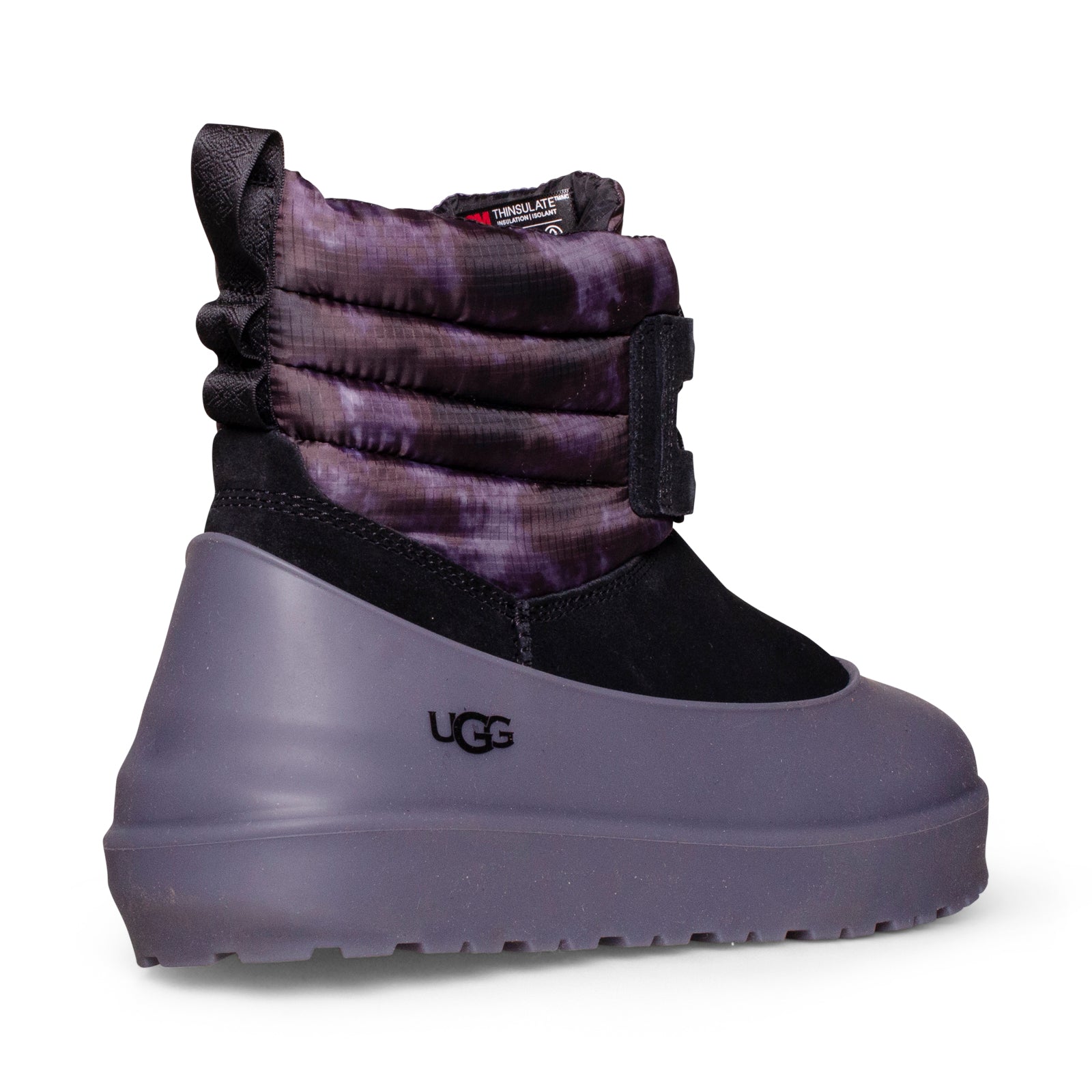 UGG Classic Mini Lace Weather Smokescreen Black Boots - Men's