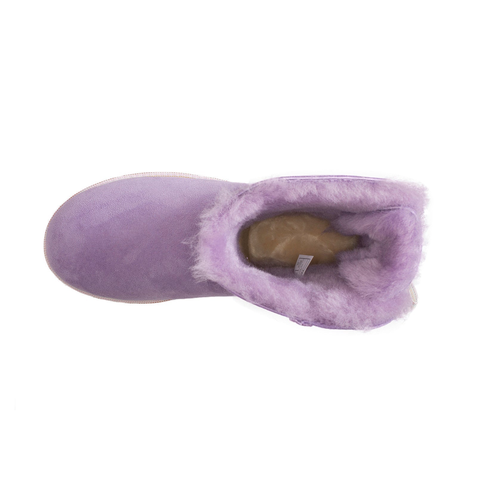 UGG Mini Bailey Bow Weave Lavender Haze Purple Boots