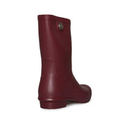 UGG Sienna Matte Garnet Rain Boots - Women's