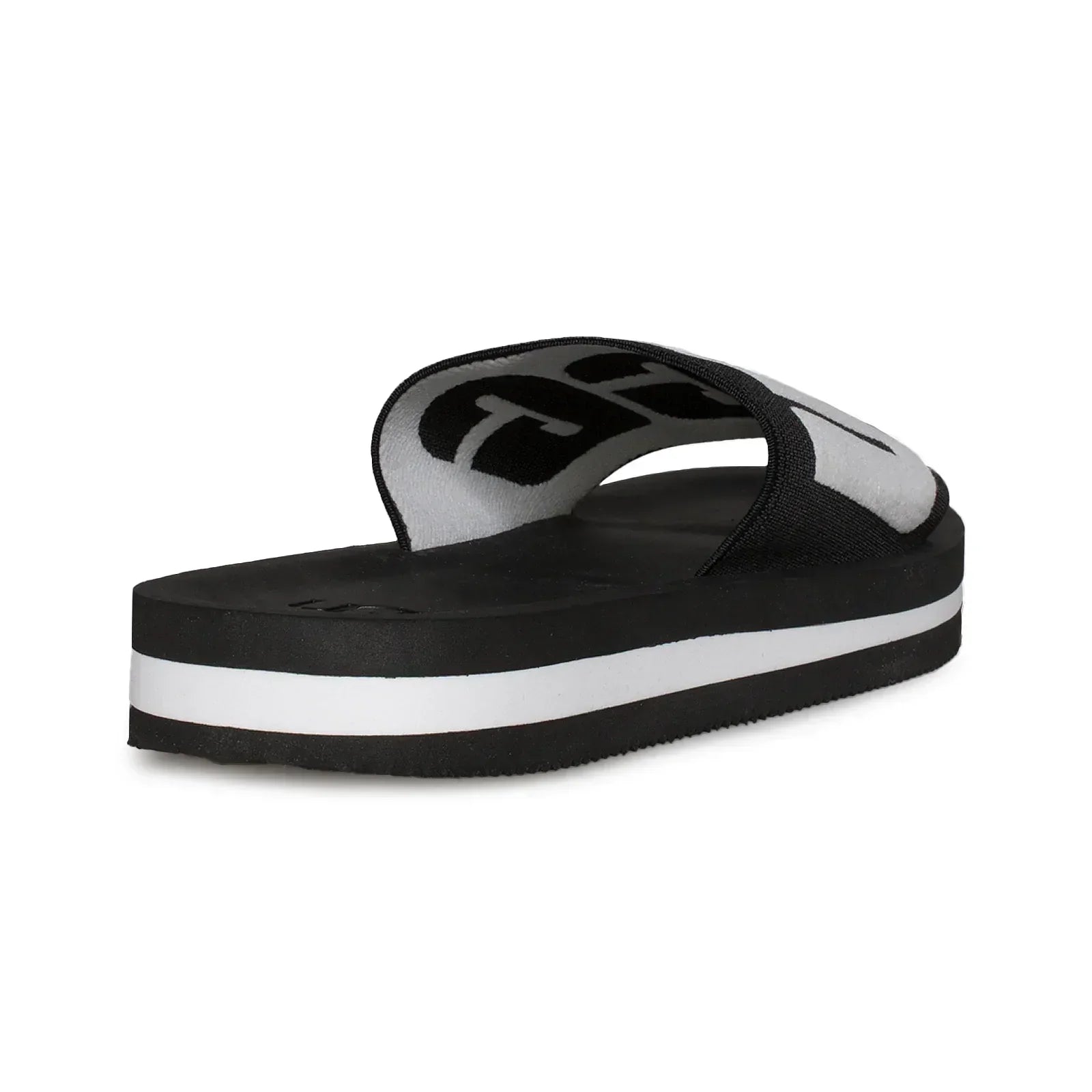 UGG Zuma Graphic Black Sandals - Women's