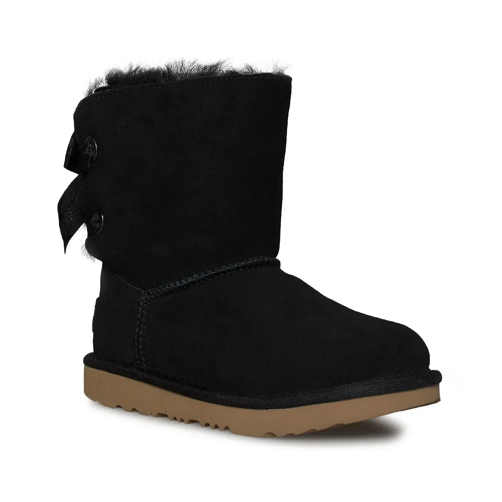 UGG Customizable Bailey Bow ii Black Boots - Toddler / Youth