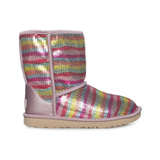 UGG Classic Short II Mural Rainbow Multi Boots - Youth