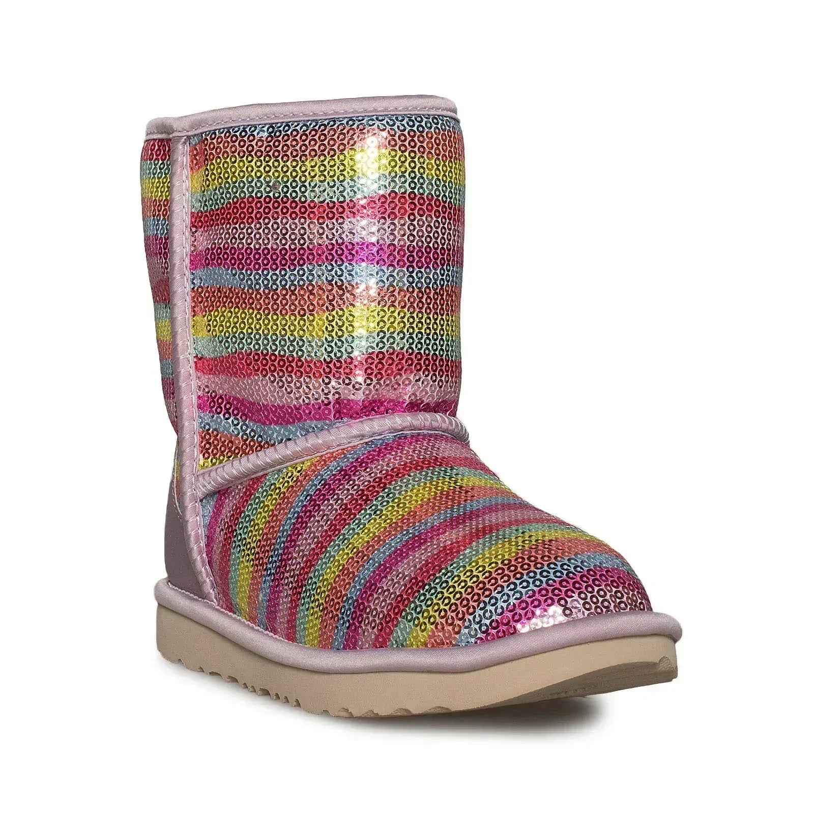 UGG Classic Short II Mural Rainbow Multi Boots - Youth