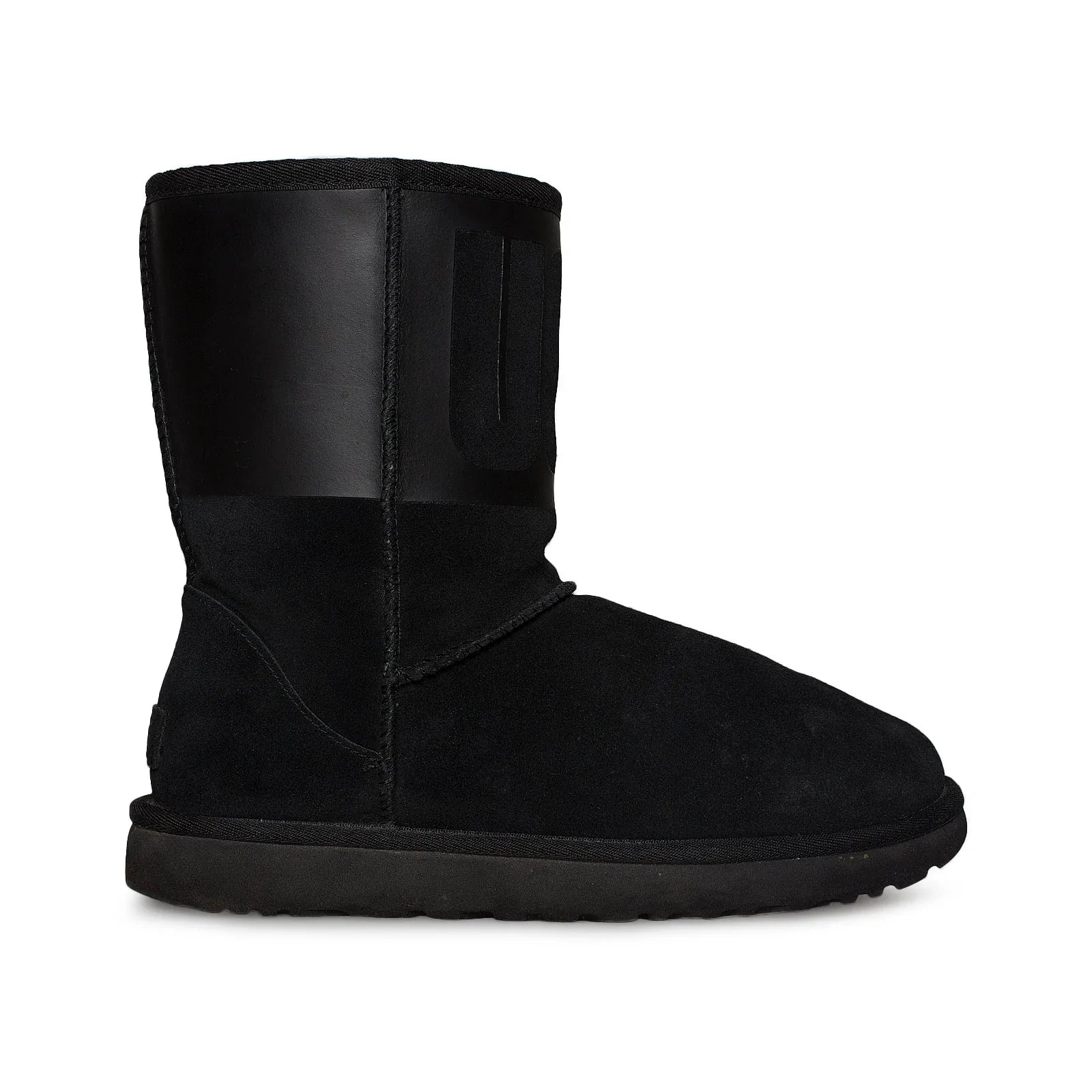 UGG Classic Short UGG Rubber Graphic Black Boots - Women's