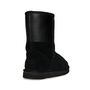 UGG Classic Short UGG Rubber Graphic Black Boots - Women's