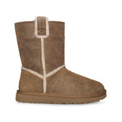 UGG Classic Short Spill Seam Bomber Chestnut Boots - Women's