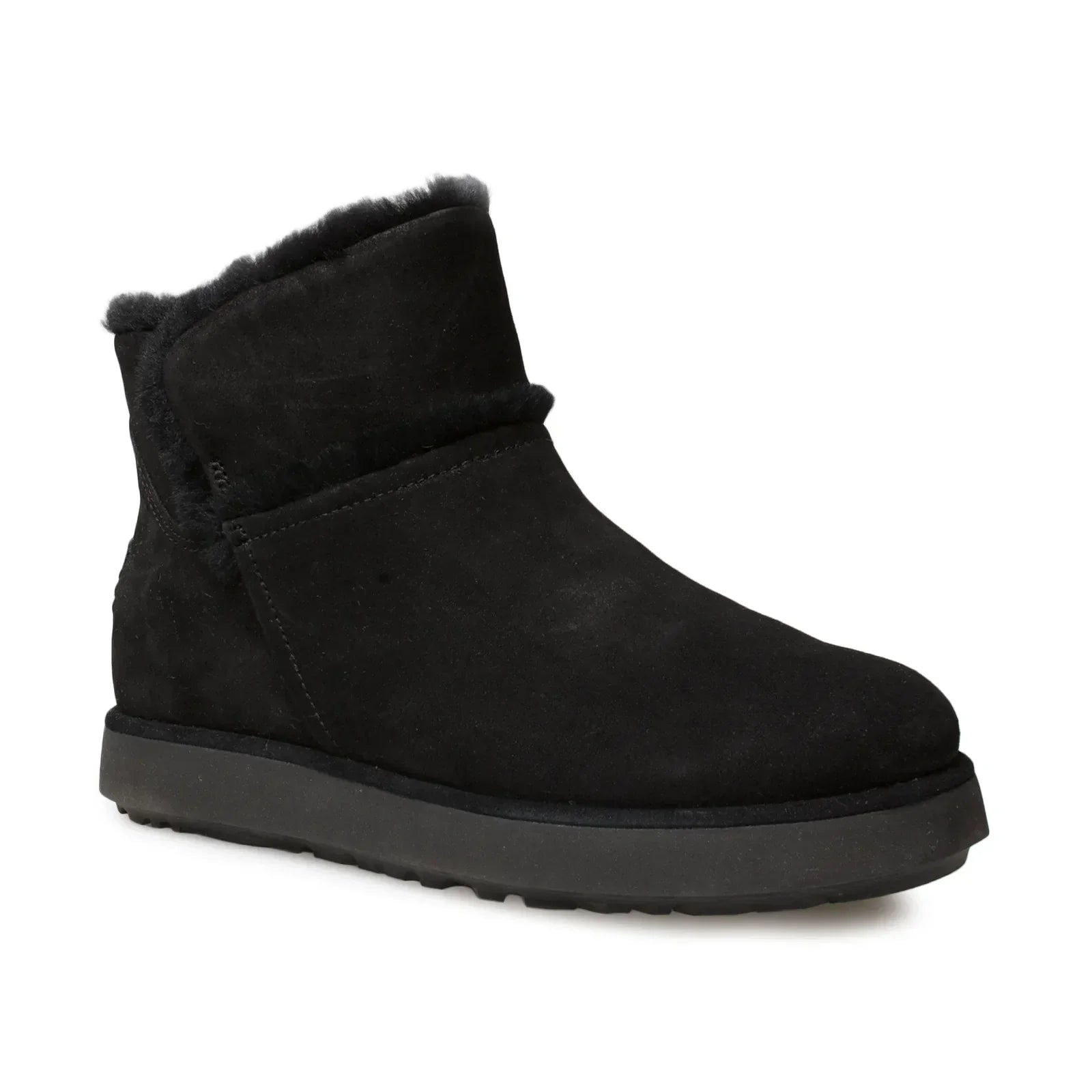 UGG Classic Mini Spill Seam BLVD Black Boots - Women's