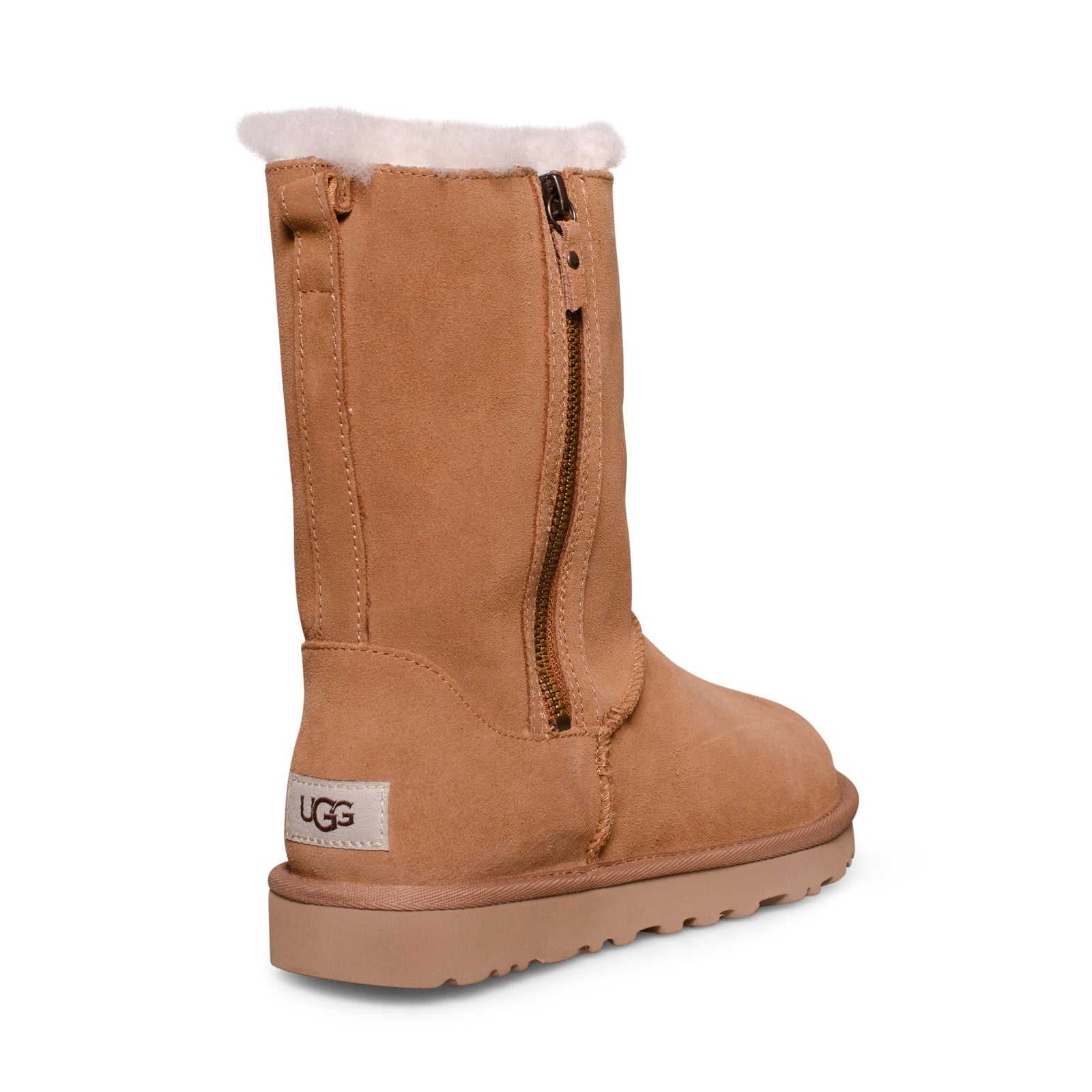 UGG Classic Short Double Zip Chestnut Boots - Women's