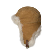 UGG Long Pile Sheepskin Trapper Chestnut Hat - Women's