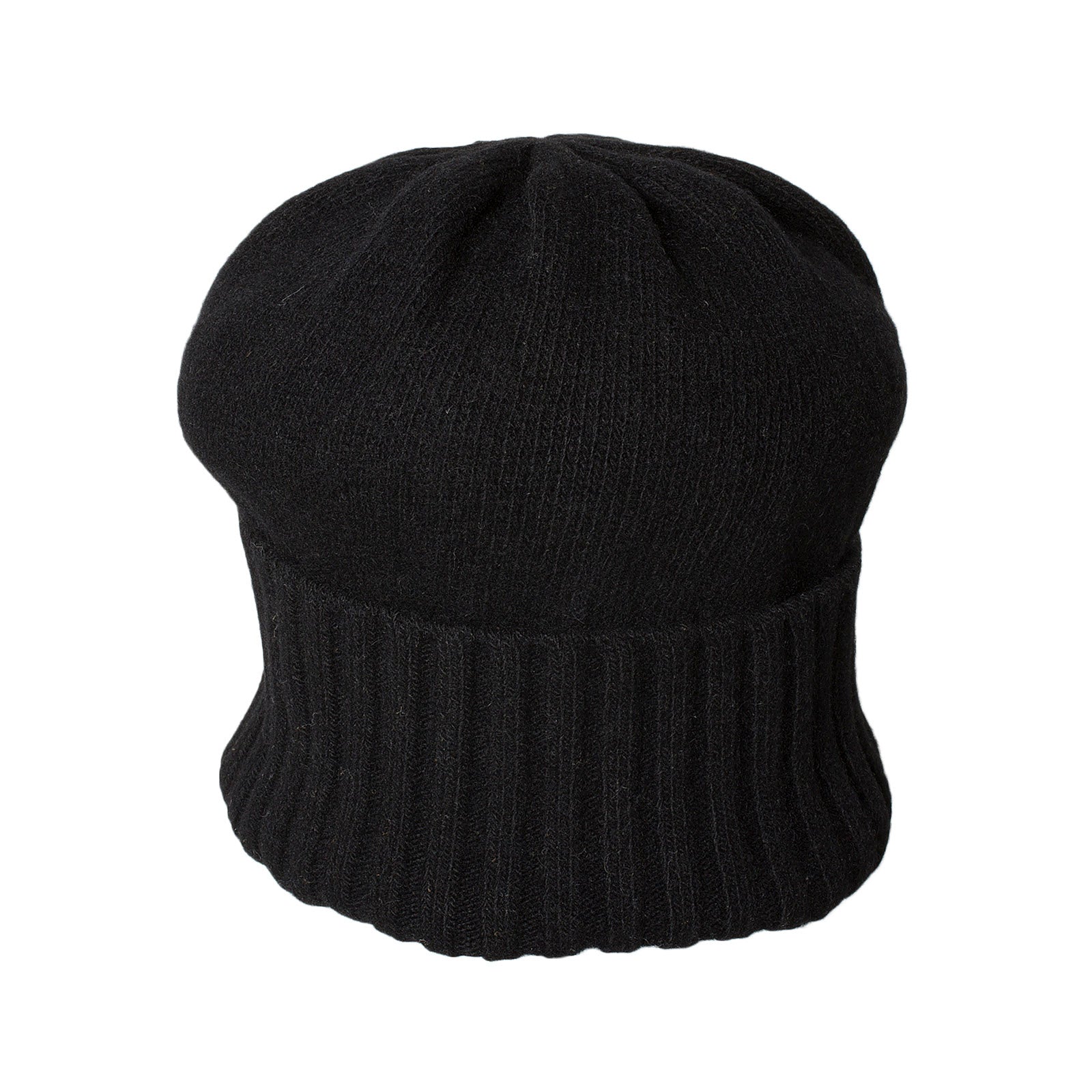 UGG Oliv Wide Cuffed Cashmere Beanie Black - Women's