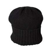 UGG Oliv Wide Cuffed Cashmere Beanie Black - Women's