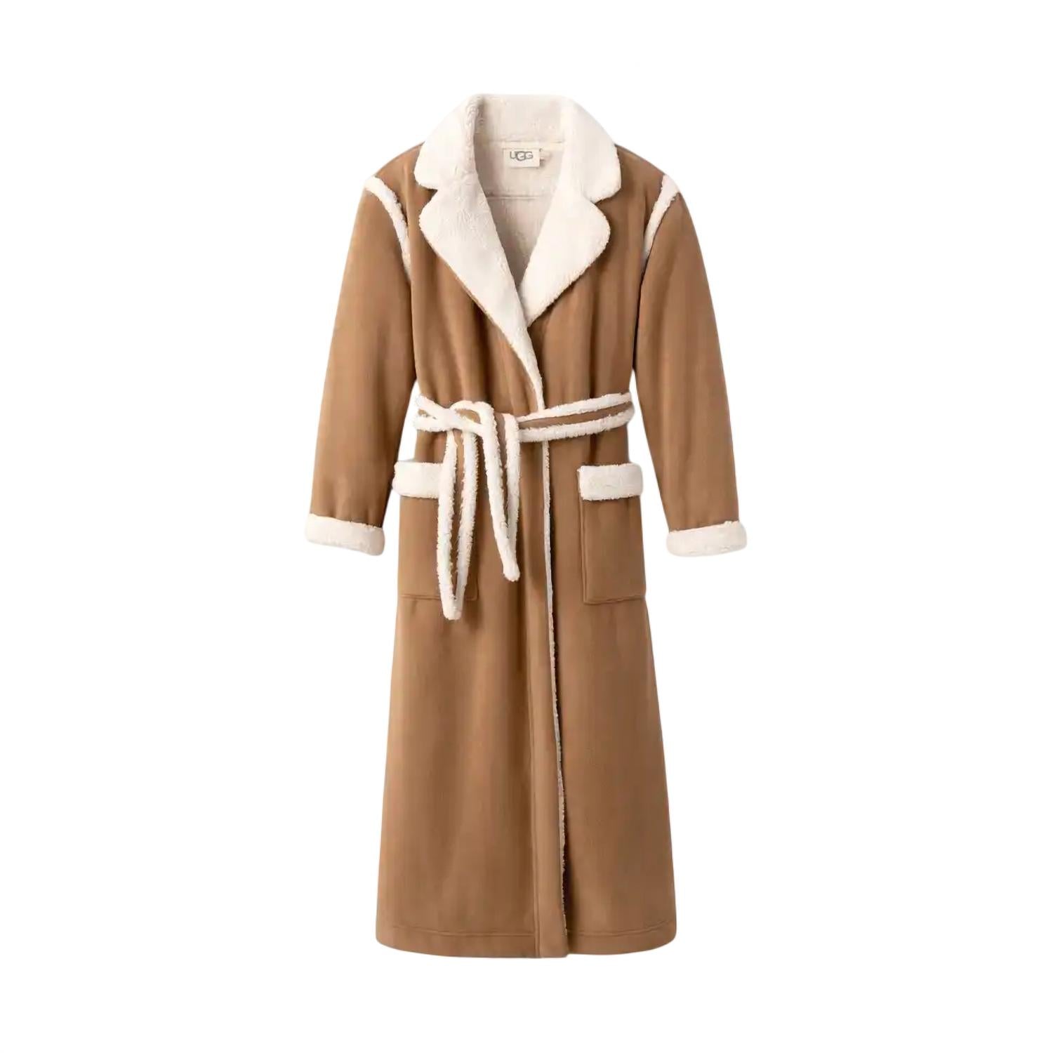 Women Classic Robe In Chestnut