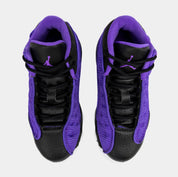 Air Jordan 13 Retro Purple Venom Preschool Lifestyle Shoes (Black/Purple)