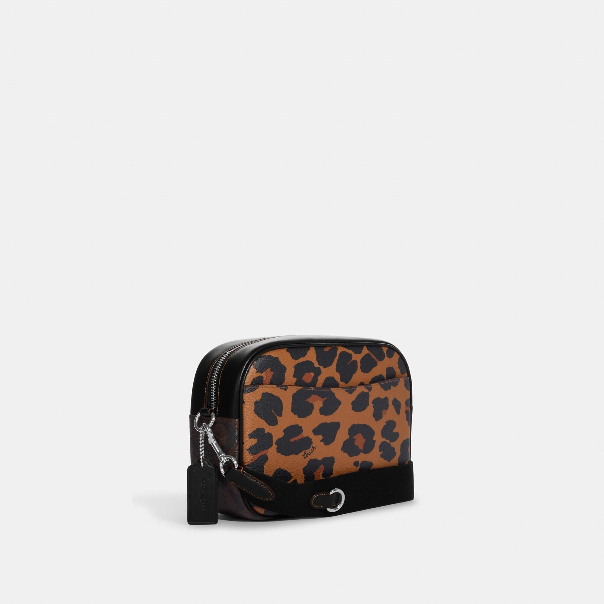 Coach Outlet Jamie Camera Bag In Signature Canvas With Leopard Print