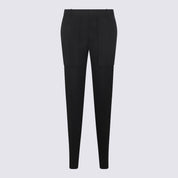 Alexander McQueen Black Wool Trousers