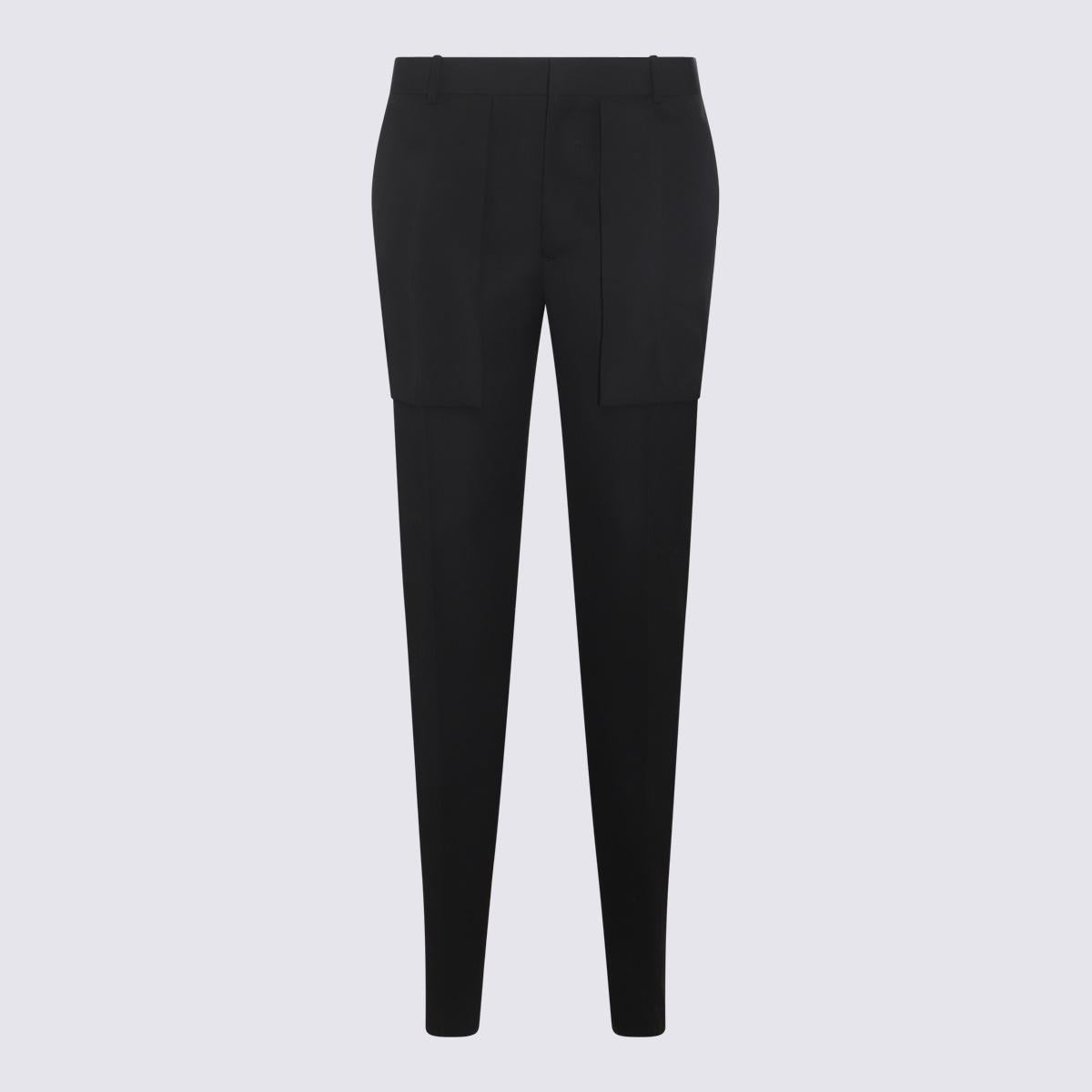 Alexander McQueen Black Wool Trousers