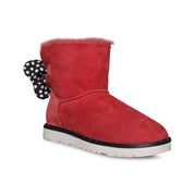 UGG Disney Minney Mouse Sweetie Bow Red Boots - Women's