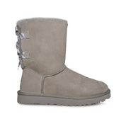 UGG Bailey Bow II Diagonal Stripes Seal Boots - Women's