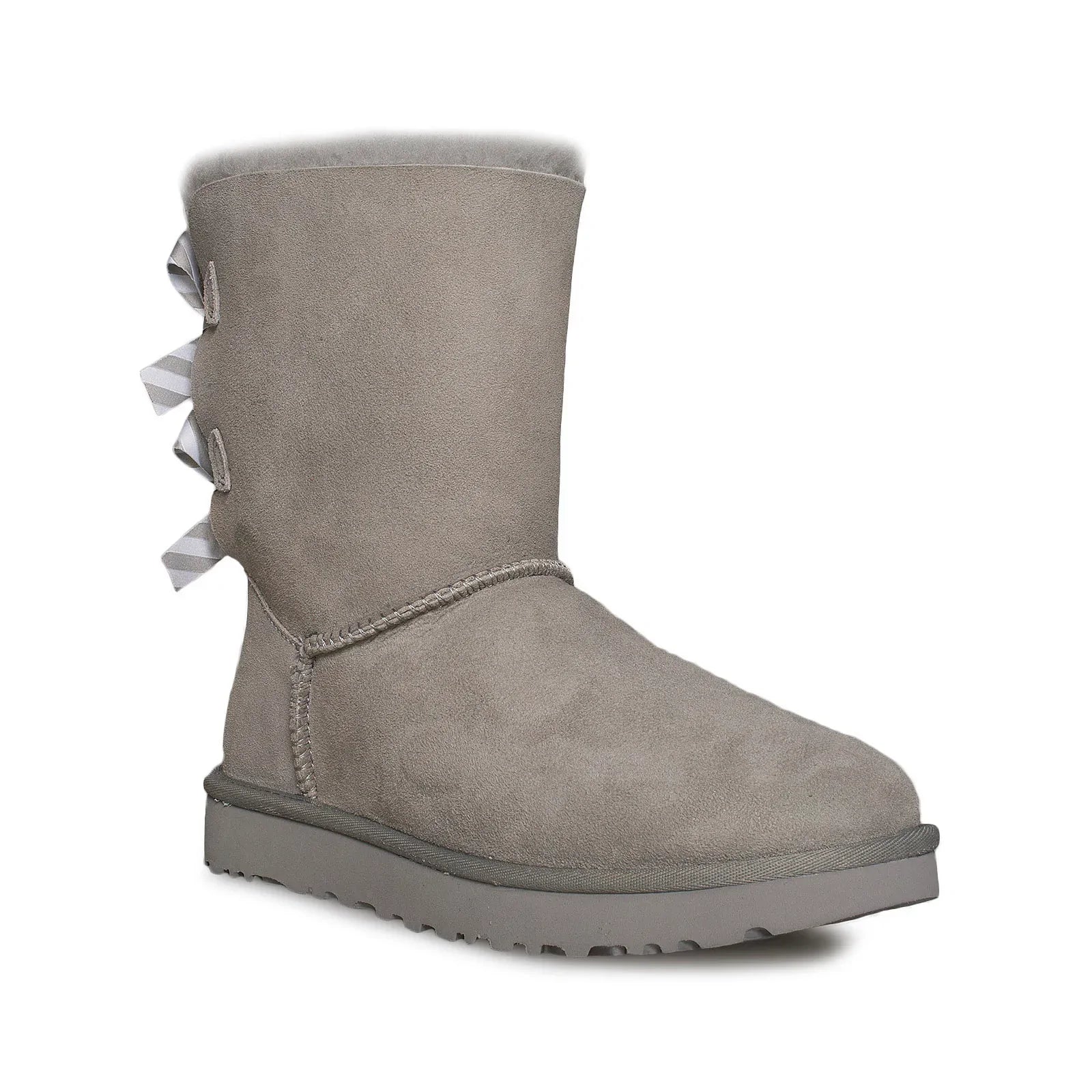 UGG Bailey Bow II Diagonal Stripes Seal Boots - Women's