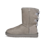 UGG Bailey Bow II Diagonal Stripes Seal Boots - Women's