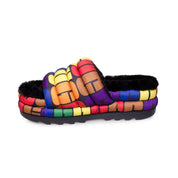 UGG Pride Logo Maxi Slide Slippers - Women's