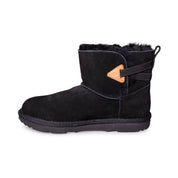 UGG Mini Bailey Flex Black Boots - Youth