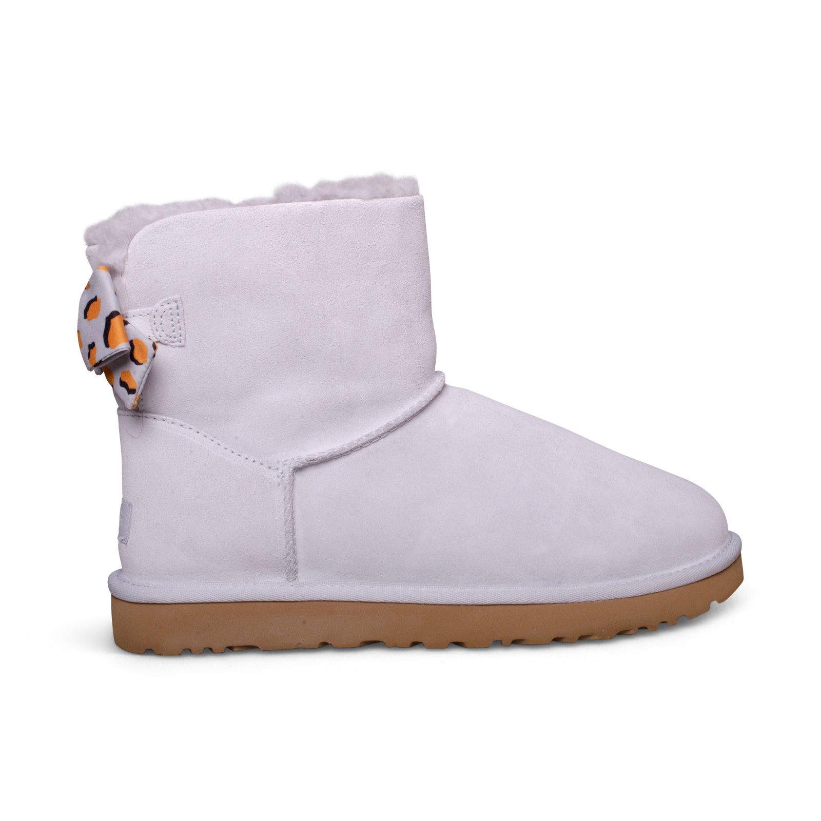 UGG Mini Bailey Bow Retro Spots Grey Boots - Women's