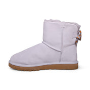 UGG Mini Bailey Bow Retro Spots Grey Boots - Women's