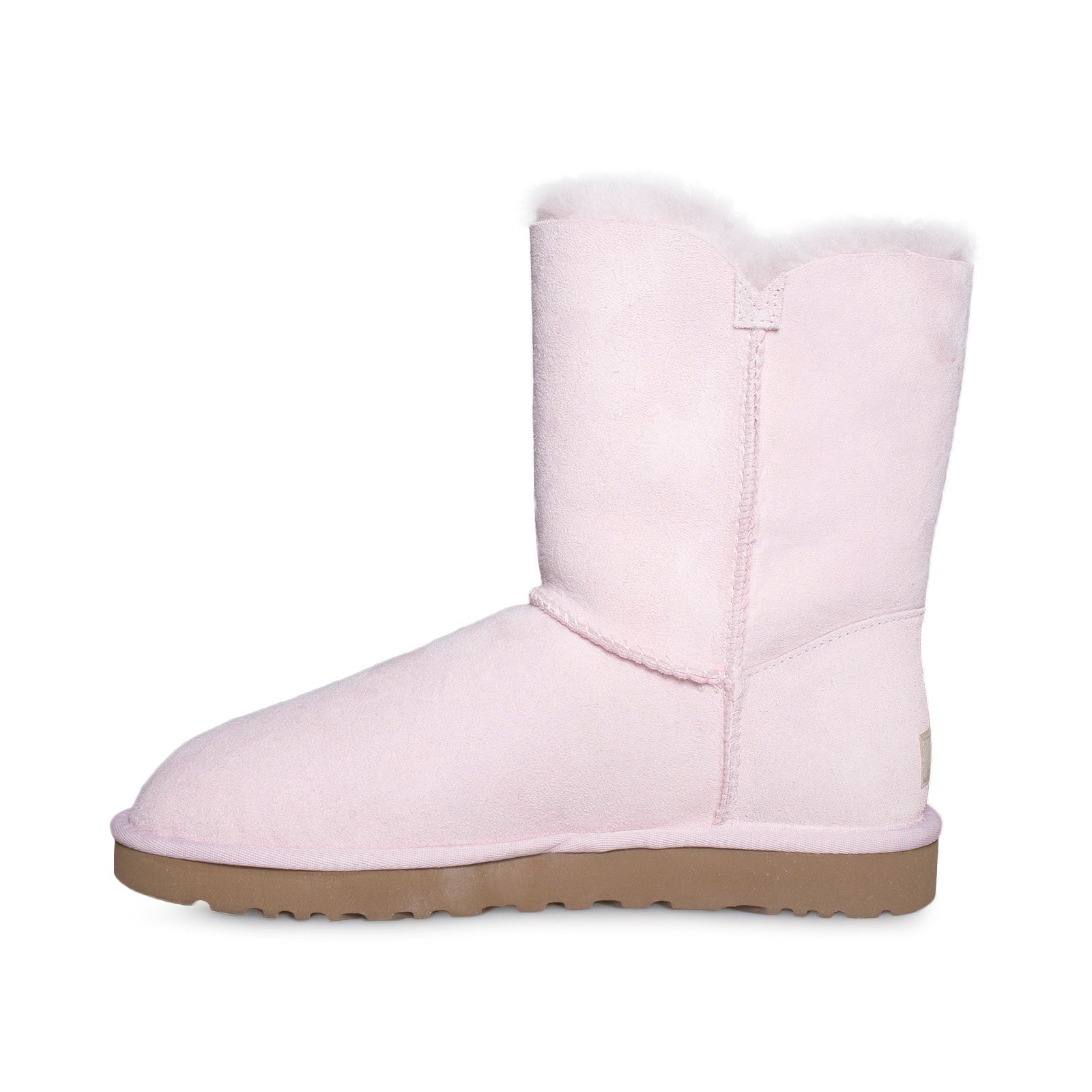 UGG Bailey Button Puff Seashell Pink Boots - Women's