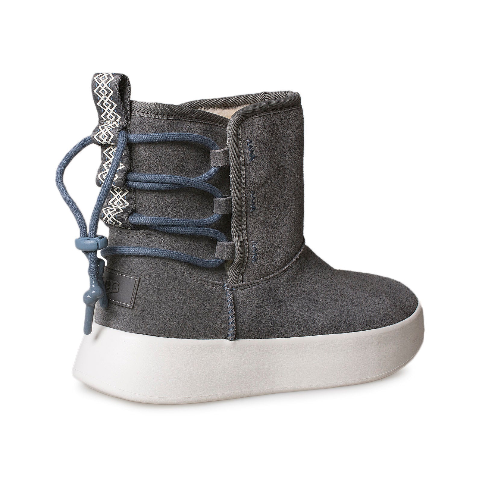 UGG Classic Boom Ankle Charcoal Boots - Women's