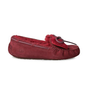 UGG Dakota Double Bow Kiss Red Slippers - Women's