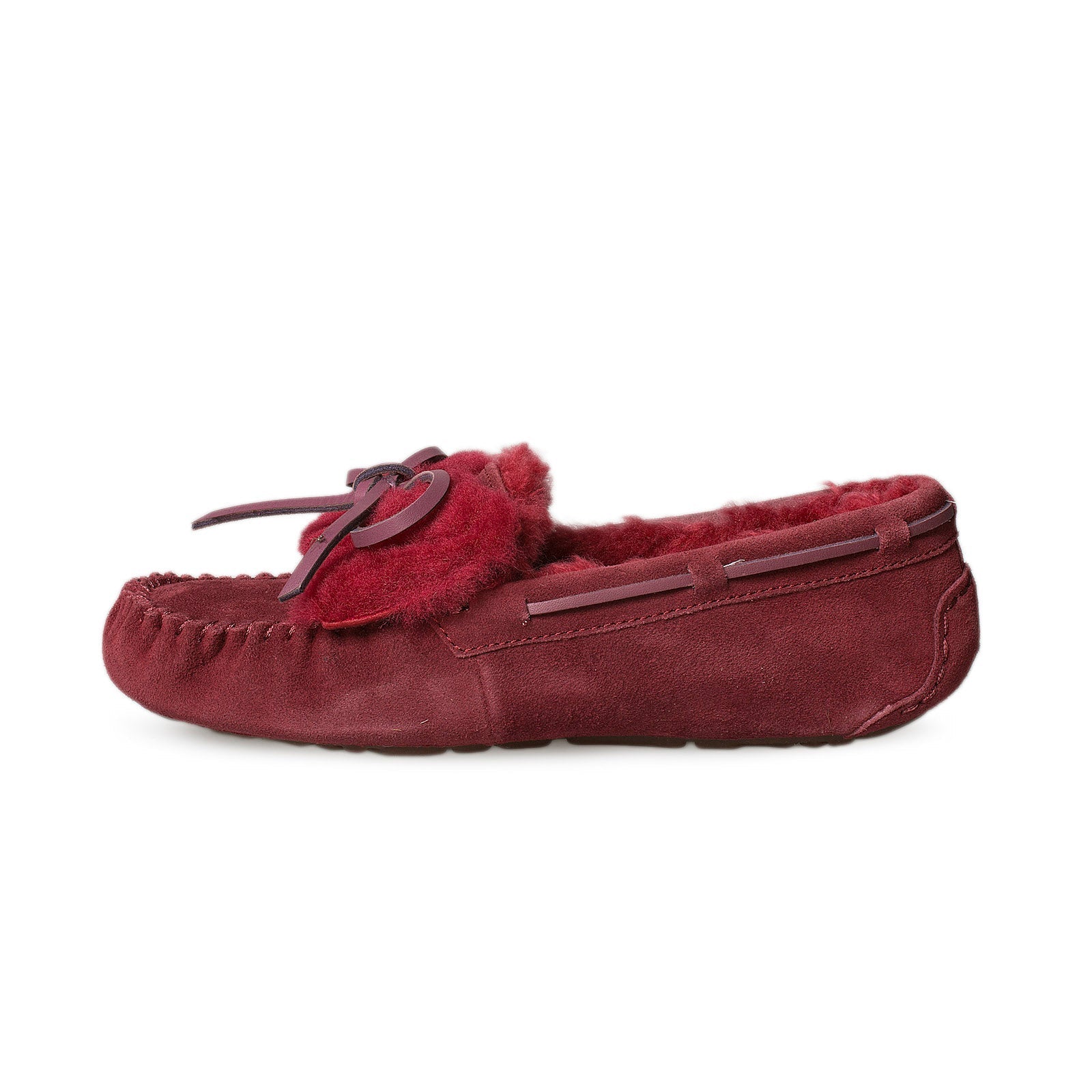 UGG Dakota Double Bow Kiss Red Slippers - Women's