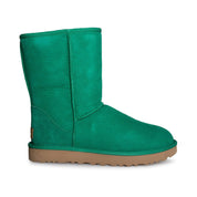 UGG Classic Short II Jazz Green Boots - Women's