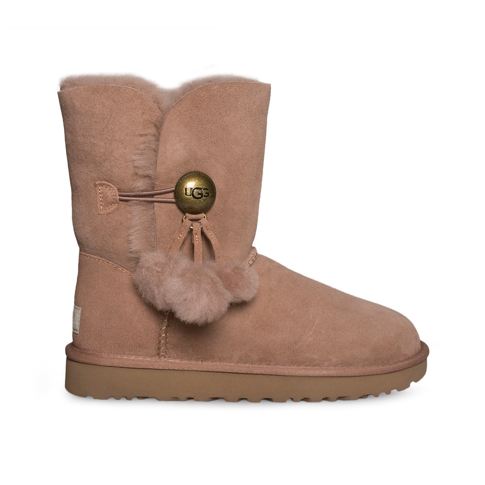 UGG Bailey Button Puff Sand Boots - Women's