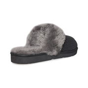 UGG Cozy Knit Black Slippers - Women's