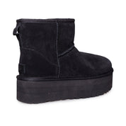 UGG Classic Mini Platform Black Boots - Women's