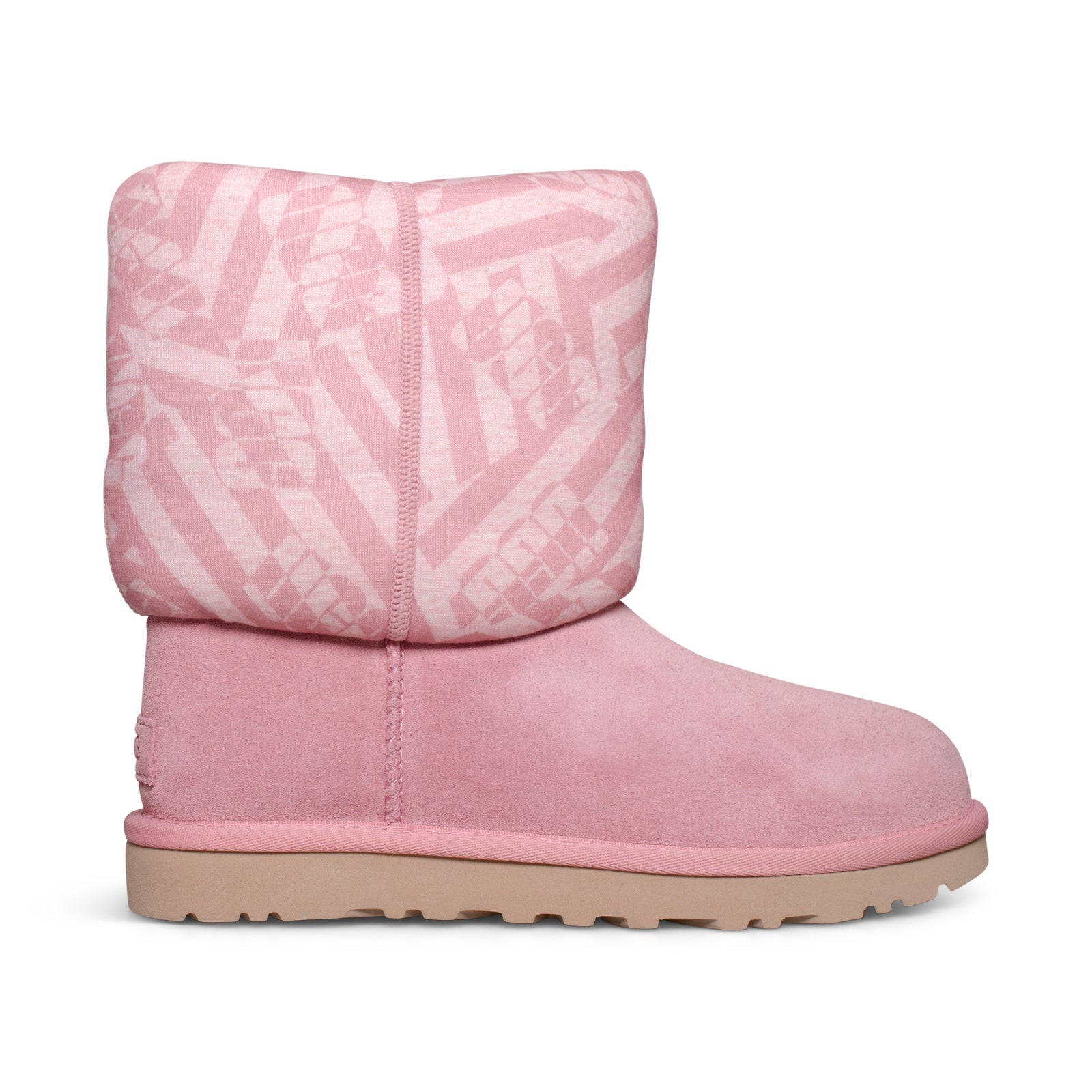 UGG Classic Short Jersey Stripe Blush Boots - Women's