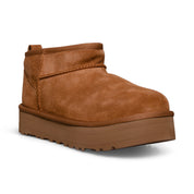 UGG Classic Ultra Mini Platform Chestnut Boots - Youth