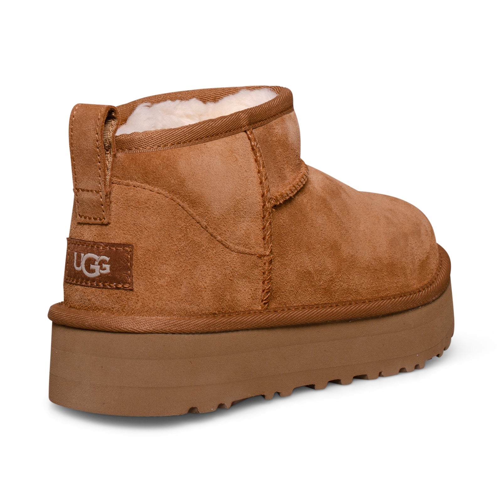 UGG Classic Ultra Mini Platform Chestnut Boots - Youth