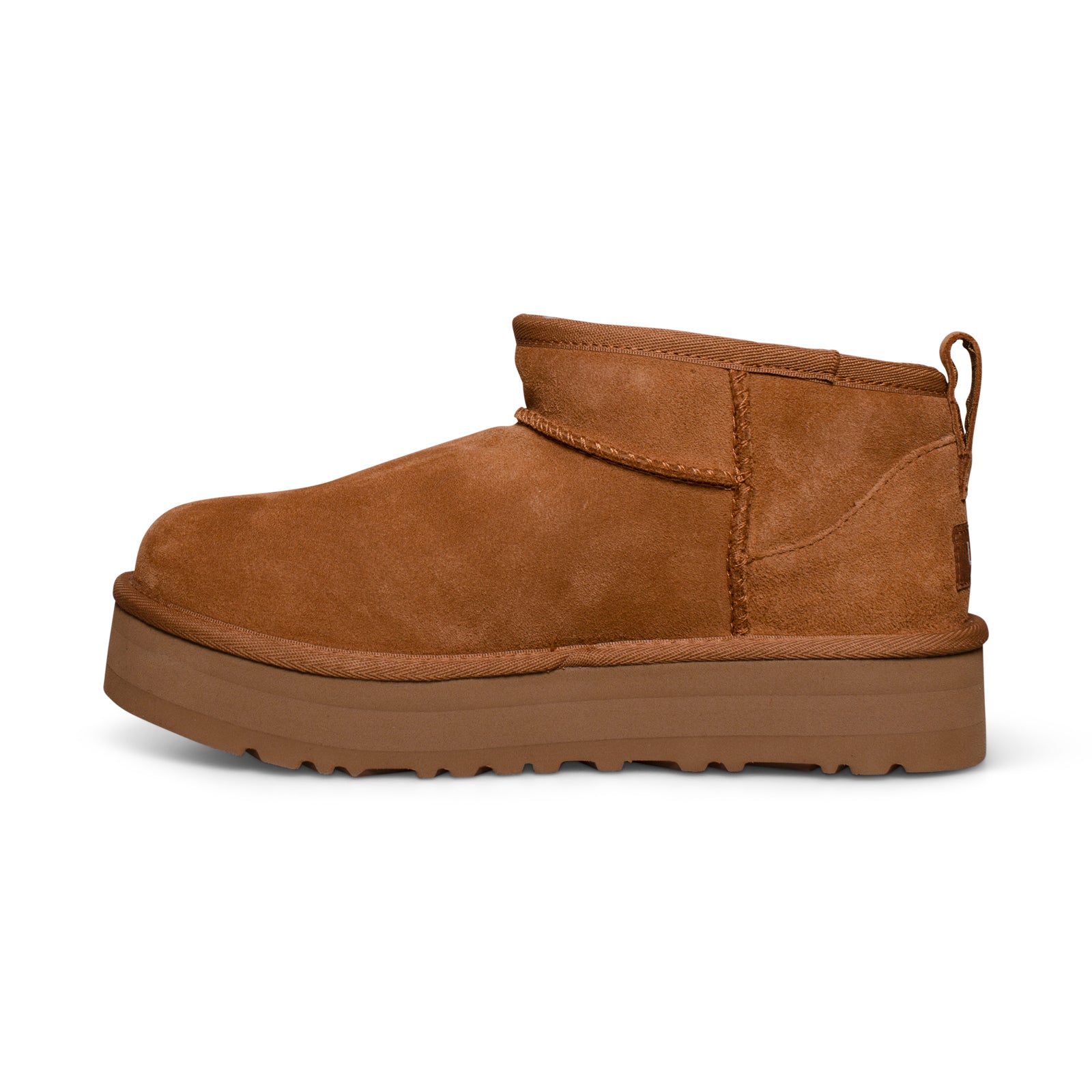 UGG Classic Ultra Mini Platform Chestnut Boots - Youth