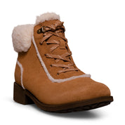 UGG Bodie Fur Lace Boot Chestnut Boots - Women's