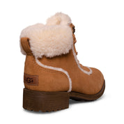 UGG Bodie Fur Lace Boot Chestnut Boots - Women's