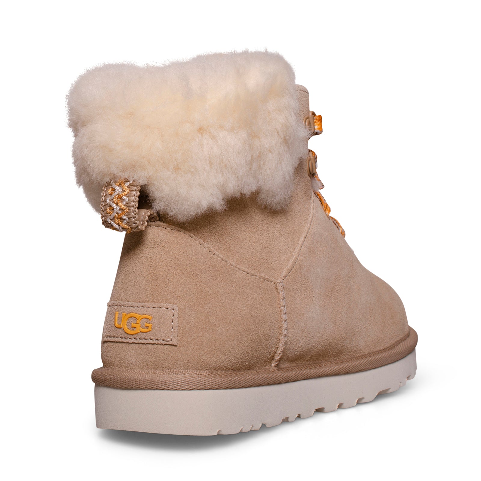 UGG Classic Mini Alpine Lace Sand Boots - Women's