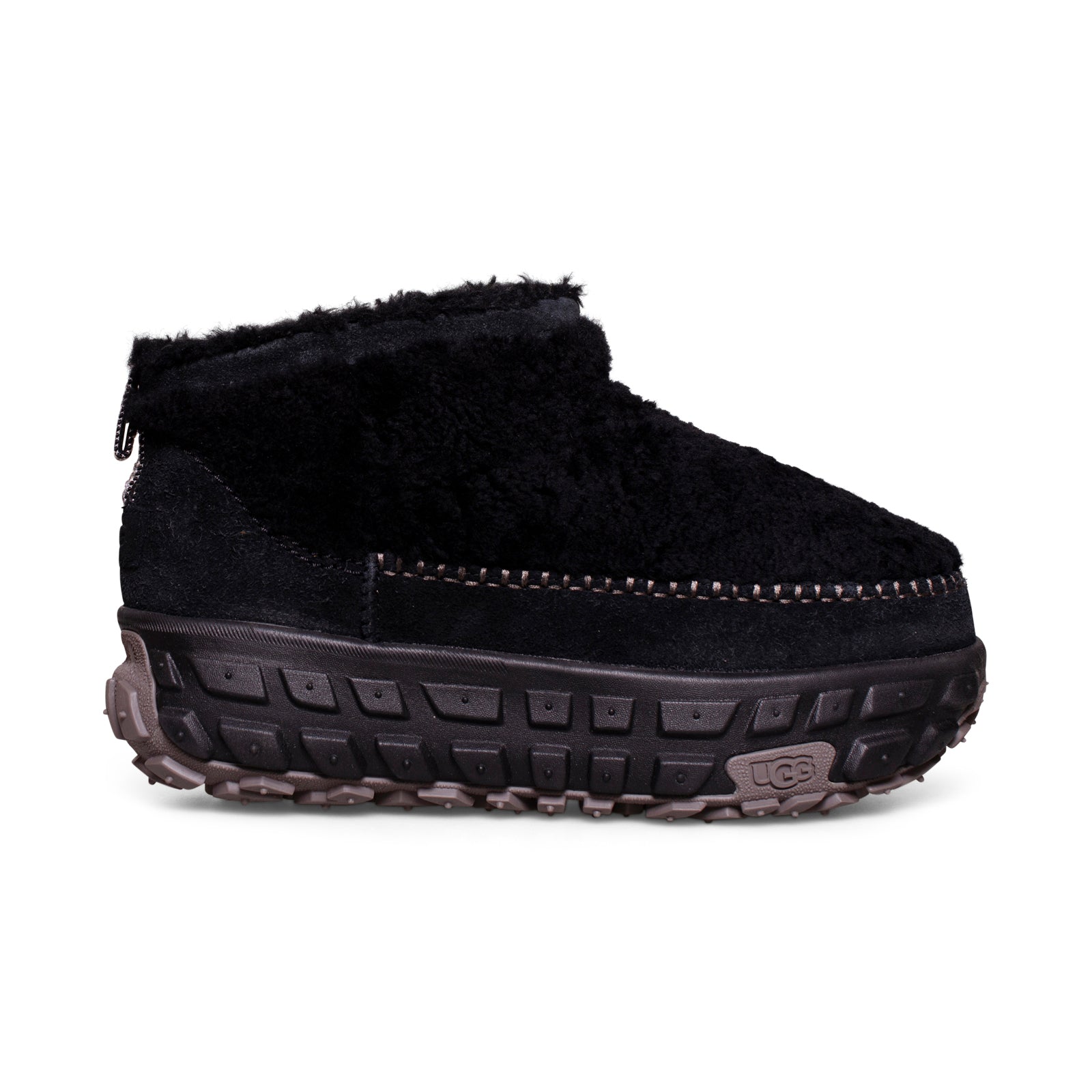 UGG Venture Daze Ultra Mini Cozy Black Boots - All Gender