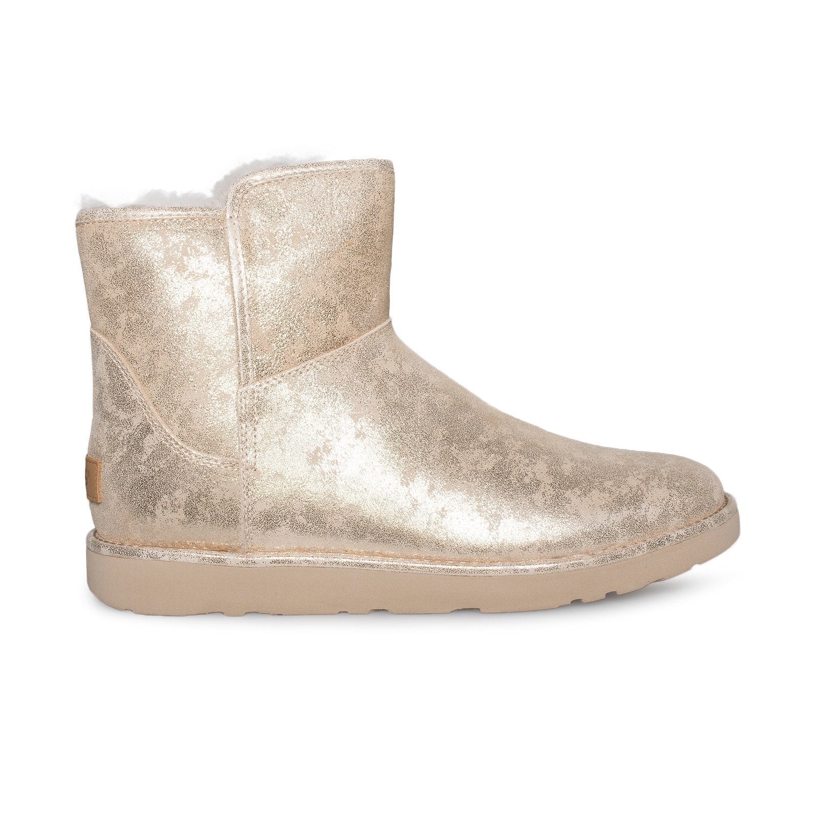 UGG Abree Mini Stardust Metal Gold Boots - Women's