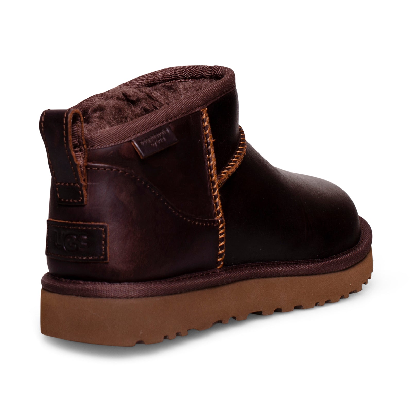 UGG Classic Ultra Mini Leather Regen Ironwood Boots - Men's