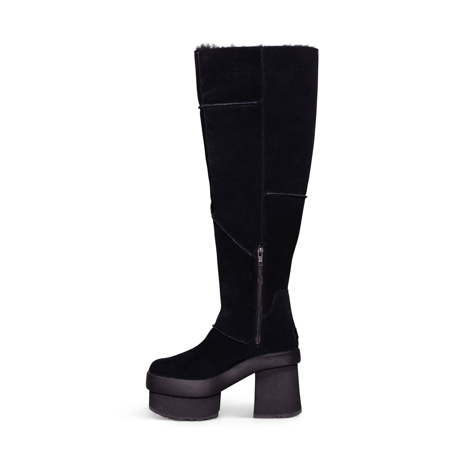 UGG New Heights Platform Xtra Black Boots - Women's