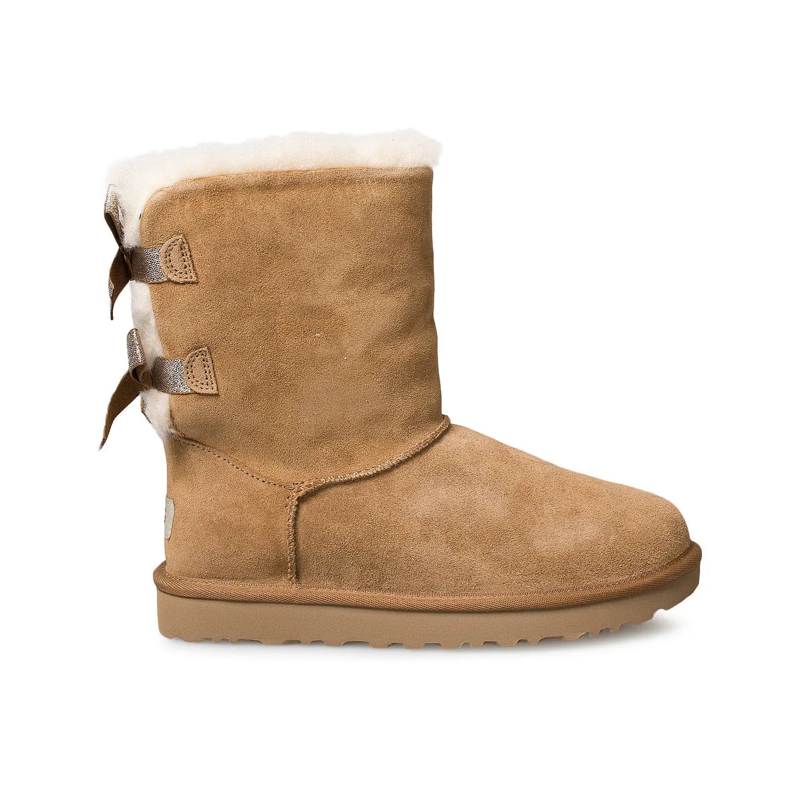 UGG Bailey Bow Sparkler Chestnut Boots - Women's