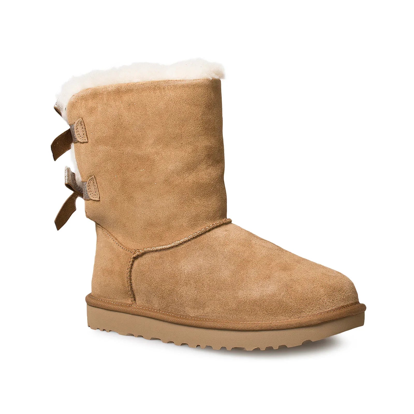 UGG Bailey Bow Sparkler Chestnut Boots - Women's